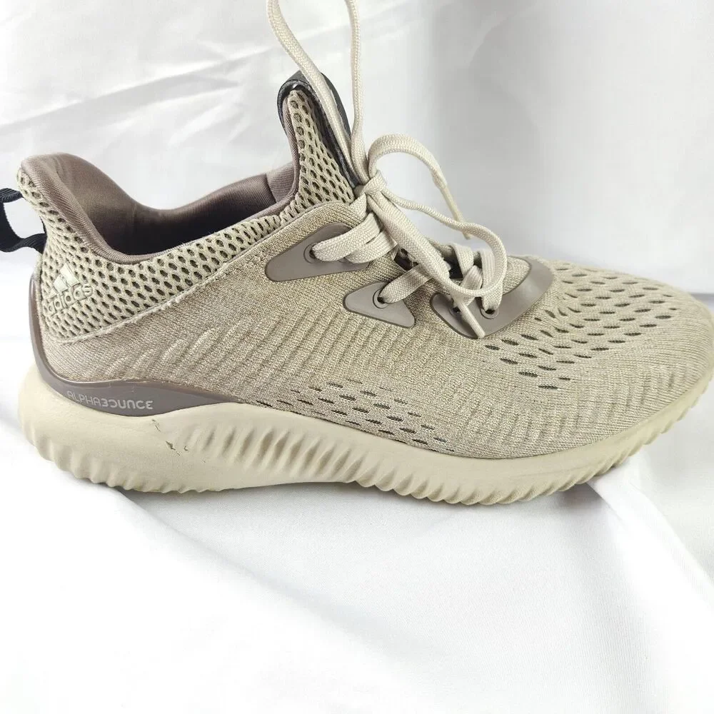 Adidas Alphabounce Brown Beige Forgedmesh Boost Sneakers Men's US 6‎ EU 38.5